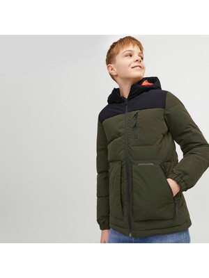 Jack & Jones Çocuk Rüzgara Dayanikli Kapüsonlu Puffer Mont - Otto