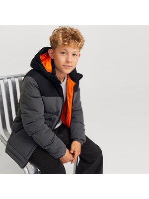 Jack & Jones Çocuk Rüzgara Dayanikli Kapüsonlu Puffer Mont - Otto