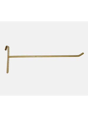 Akkaya Dekorasyon 25 Adet 15 Cm, Gold Boyalı, Tel Pano Kancası, Raf Kancası, Pano Teli, Raf Teli, Askılık Teli, Mağaza Askılığı