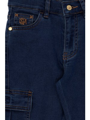 U.S. Polo Assn. Kız Çocuk Multicolor Jean Pantolon 50291142-VR139