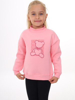 Toontoy Kız Çocuk Baskılı Sweatshirt
