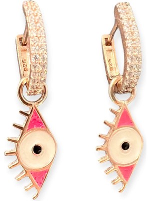 Defne Silver Mineli Göz Küpe