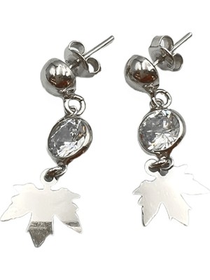 Defne Silver Çınar Küpe