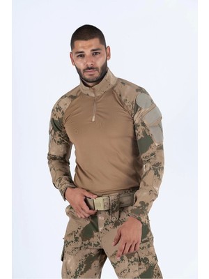 Combat Tactical Outdoor Taktik Tişört Operasyon Tişörtü Uzun Kol T-Shirt - 401