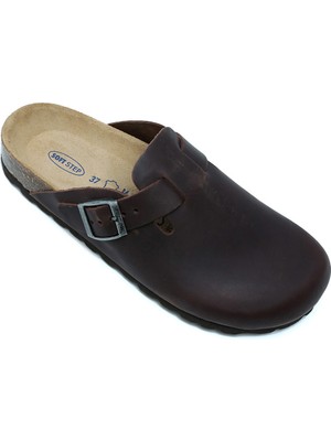 Kifidis Softstep K00863DK Kifidis Soft Step Kadın Deri  Sabo Mantar Terlik 36-41