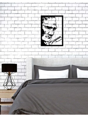 Artroya Atatürk Zafer Resmi Metal Duvar Tablosu - Ev Duvar Dekorasyonu - 60 x 44 cm -Siyah - ATA-043