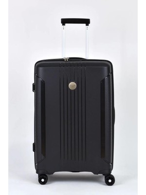 Pierre Cardin Trolley Valiz Siyah Orta Boy 04PC7060-02-SYH