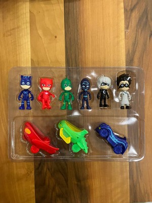 Magicway Pijamaskeliler Pjmasks Figür Oyuncak Seti Arabalı 6li Karakter Seti 9 Parça
