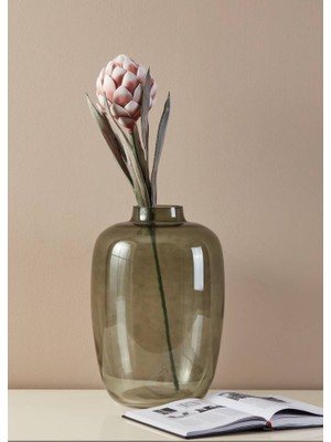 Eglo 428126 "molave" Pembe/beyaz Tek Dal Yapay Çiçek 60CM Yüksekliğinde