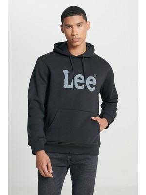 Lee Regular Fit Normal Kesim %100 Pamuk Kapüşonlu Sweatshirt