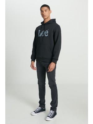 Lee Regular Fit Normal Kesim %100 Pamuk Kapüşonlu Sweatshirt