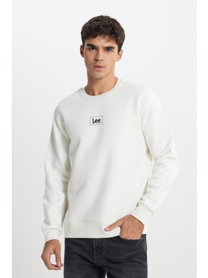 Lee Regular Fit Normal Kesim Sıfır Yaka Sweatshirt