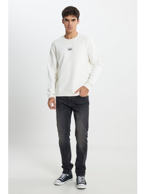 Lee Regular Fit Normal Kesim Sıfır Yaka Sweatshirt