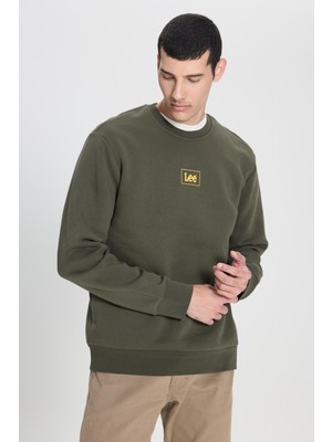 Regular Fit Normal Kesim Sıfır Yaka Sweatshirt