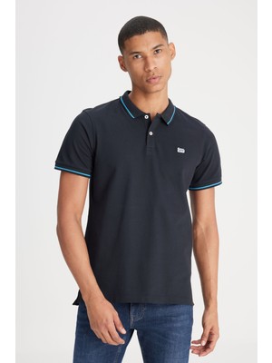 Lee Slim Fit Dar Kesim Polo Yaka %100 Pamuk Tişört