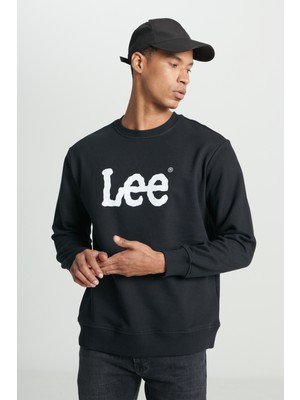 Lee Regular Fit Normal Kesim %100 Pamuk Sıfır Yaka Sweatshirt