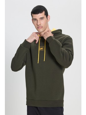 Lee Regular Fit Normal Kesim Kapüşonlu Sweatshirt