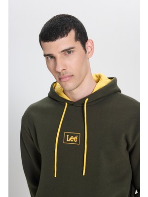 Lee Regular Fit Normal Kesim Kapüşonlu Sweatshirt