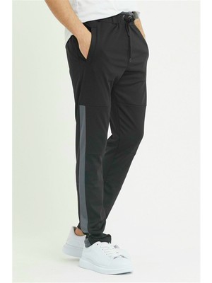 Slazenger Oxford Siyah Erkek Eşofman Altı ST21PE125-500 V10