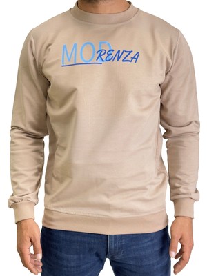 Modrenza Standart Fit Normal Kesim 2 Iplik Pamuklu Bisiklet Yaka Sweatshirt