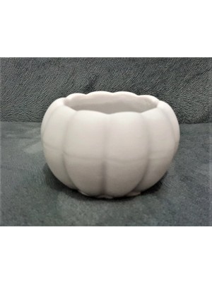 Bal Kabağı 8,5cm Kabak Saksı Silikon Kalıp K-545, Kokulu Taş Sabun Alçı Mum Kalıbı