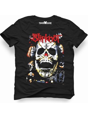 Tshirthane Slipknot Mask Erkek Tshirt