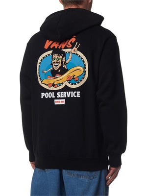 Vans Pool Servıce Loose Po Erkek Siyah Sweatshirt