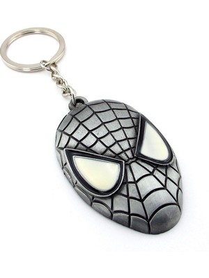 Solfera Spiderman Örümcek Adam Marvel Gri Renk Metal Anahtarlık KC116