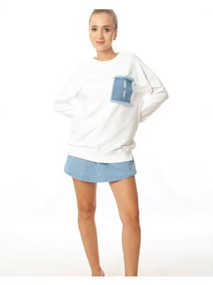 Merax Kot Cep Detaylı Sweatshirt