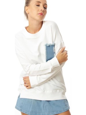 Merax Kot Cep Detaylı Sweatshirt