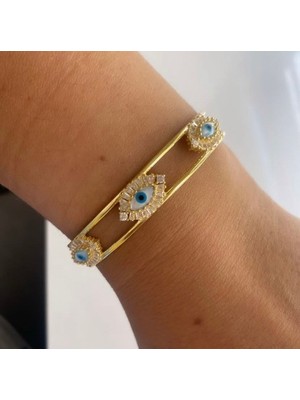 Simurg Jewellery Gümüş Göz Bilezik