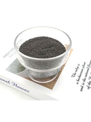 Tahtakale Toptancı Kristal Tozu Boncuk Vanilya Kokulu Parafin (Mum Yapım Malzemesi ) (500) Gram  Siyah