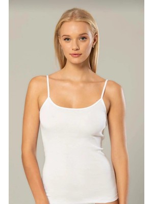 Erdem 2153 Kadın Likralı Ip Askılı Atlet 10 Adet