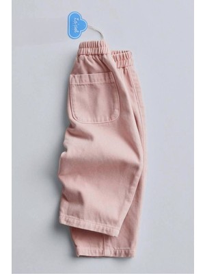 La Luna Kidz Pembe-Gül Kurusu Baloon Jeans Laciel Paris