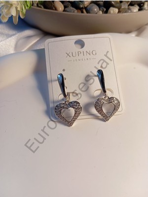 Xuping Jewelry Zirkon Taşlı Kjalp Detaylı Vıp Küpe