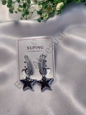 Xuping Jewelry Taşlı Yıldız Figürlü Xuping Küpe