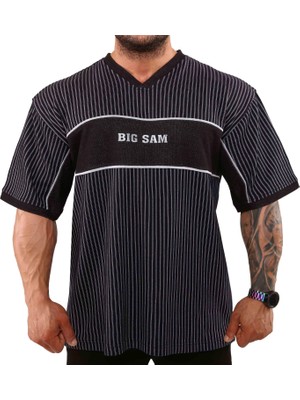 Original Black Kalın Spor T-Shirt Big Sam 2572