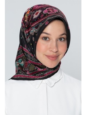 Armine Saf Sura Nostaji İpek Eşarp 7866