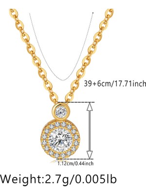 Cktjewelry Altın Elektroliz Renk Koruyan Aşk Kolye Hayvan Kelebek Zirkon Retro Yuvarlak Marka Inci Zarif Kolye (Yurt Dışından)