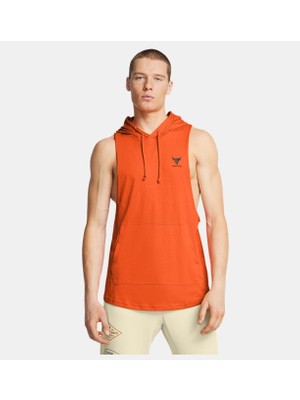 Under Armour Erkek Ua Project Rock Sl Hd Payoff Sweatshirt Turuncu-800 Rahat Kesim Günlük Kullanım