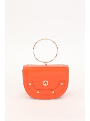 Lêvi D'or TURUNCU RUGAN Metal Saplı El Çantası