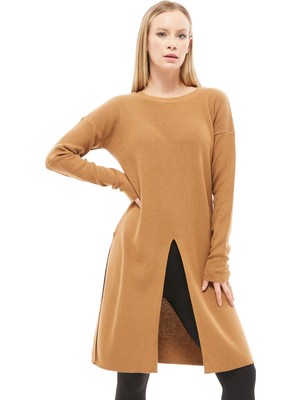 Nonamee Yırtmaçlı Modern Rahat Tunik