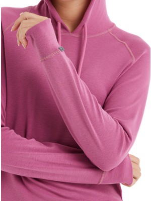 Blackspade Kadın Termal Kapşonlu Sweatshirt 2. Seviye 5938 - Pembe