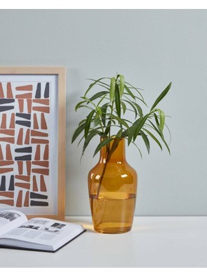 Eglo 421223 "sıranana" Sarı Cam Vazo 25CM Yüksekliğinde