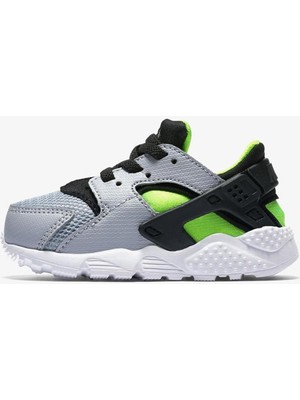 Nike Huarache Lastik Ipli Bebek Sneaker Ayakkabı Gri-Yeşil