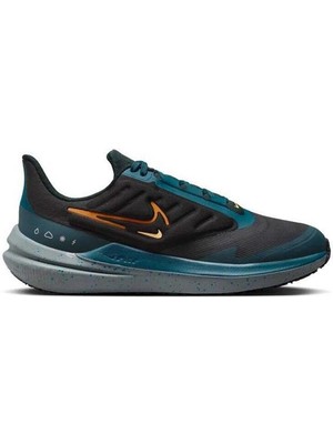 Nike Air Winflo Shield DM1106-002 Siyah & Mavi Erkek Koşu Ayakkabısı