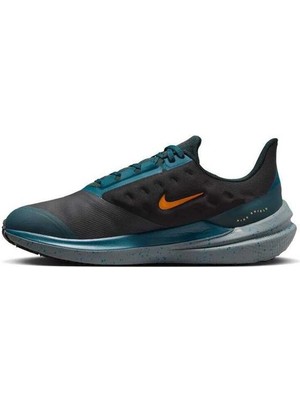 Nike Air Winflo Shield DM1106-002 Siyah & Mavi Erkek Koşu Ayakkabısı