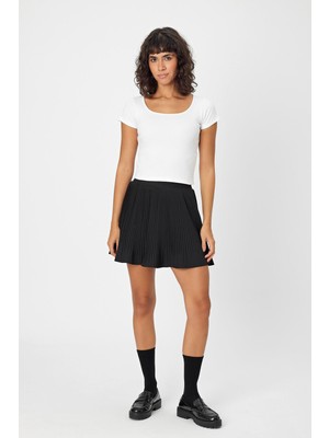 Alexander Gardi U Yaka Slim Fit Crop T-Shirt (B24-0096)