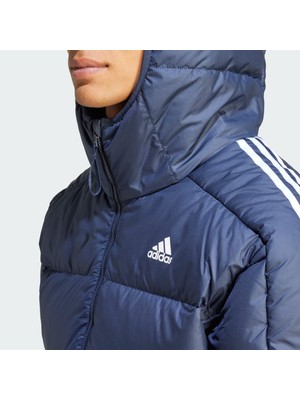 adidas Essentials Midweight Down Hooded Erkek Mont