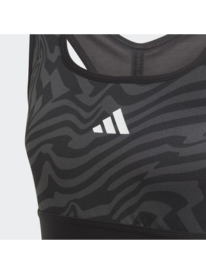 Adidas Düz Gri Kadın Sporcu Büstiyer Ij9535